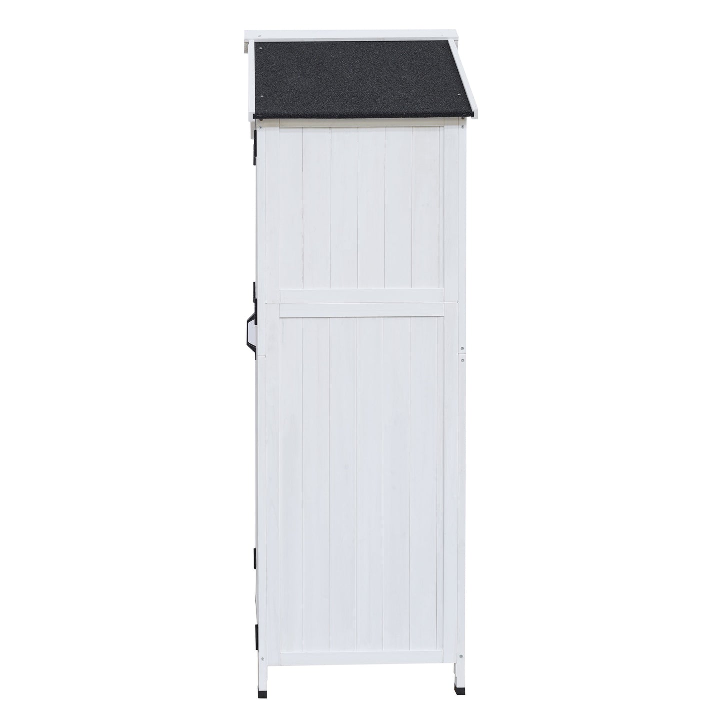 67' White Fir Wood Storage Shed with Double Doors