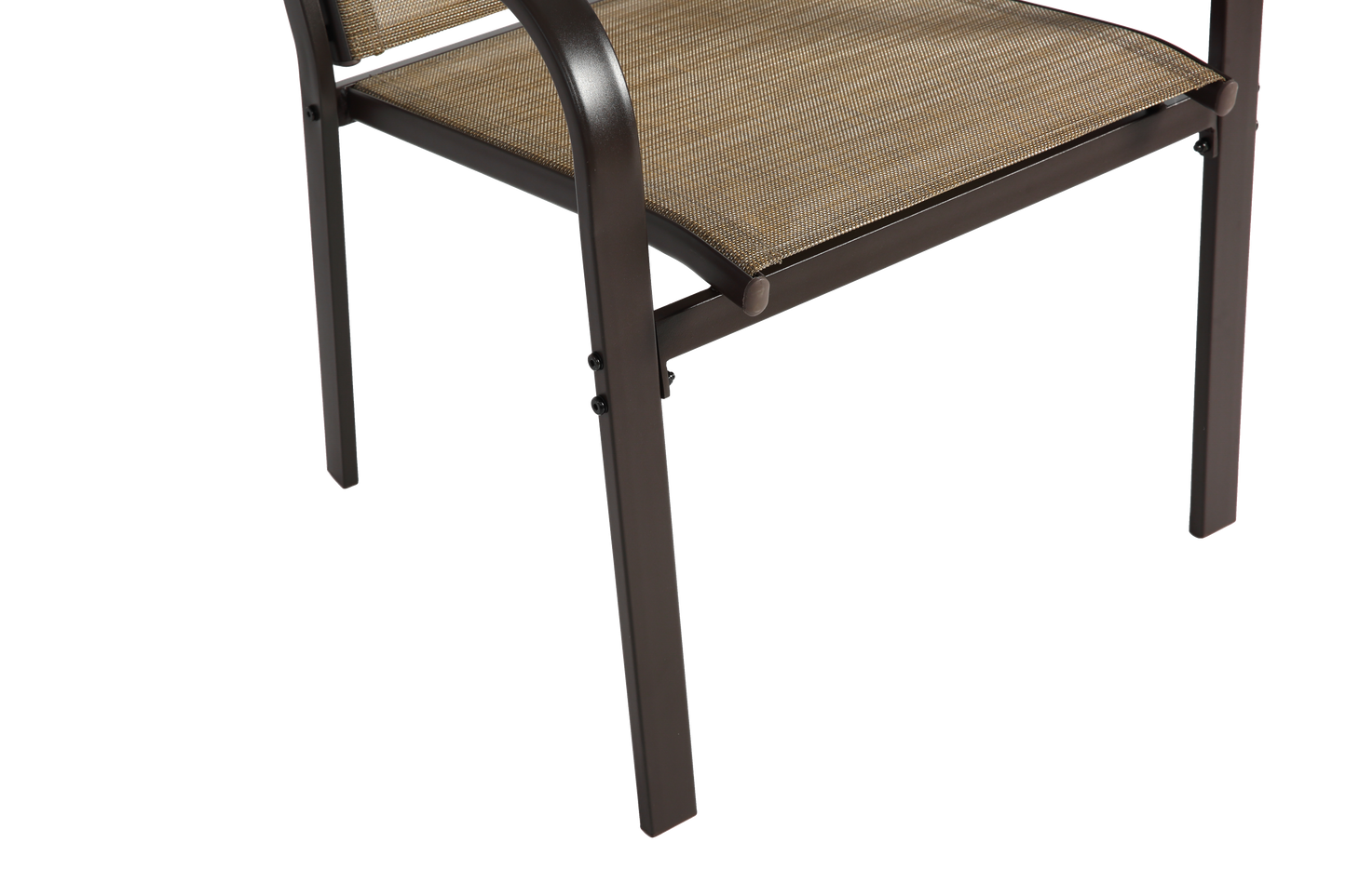 7 Pieces Patio Dining Set, Outdoor Furniture Table and 6 Textilene Chairs, Outdoor Furniture with Rectangular Table