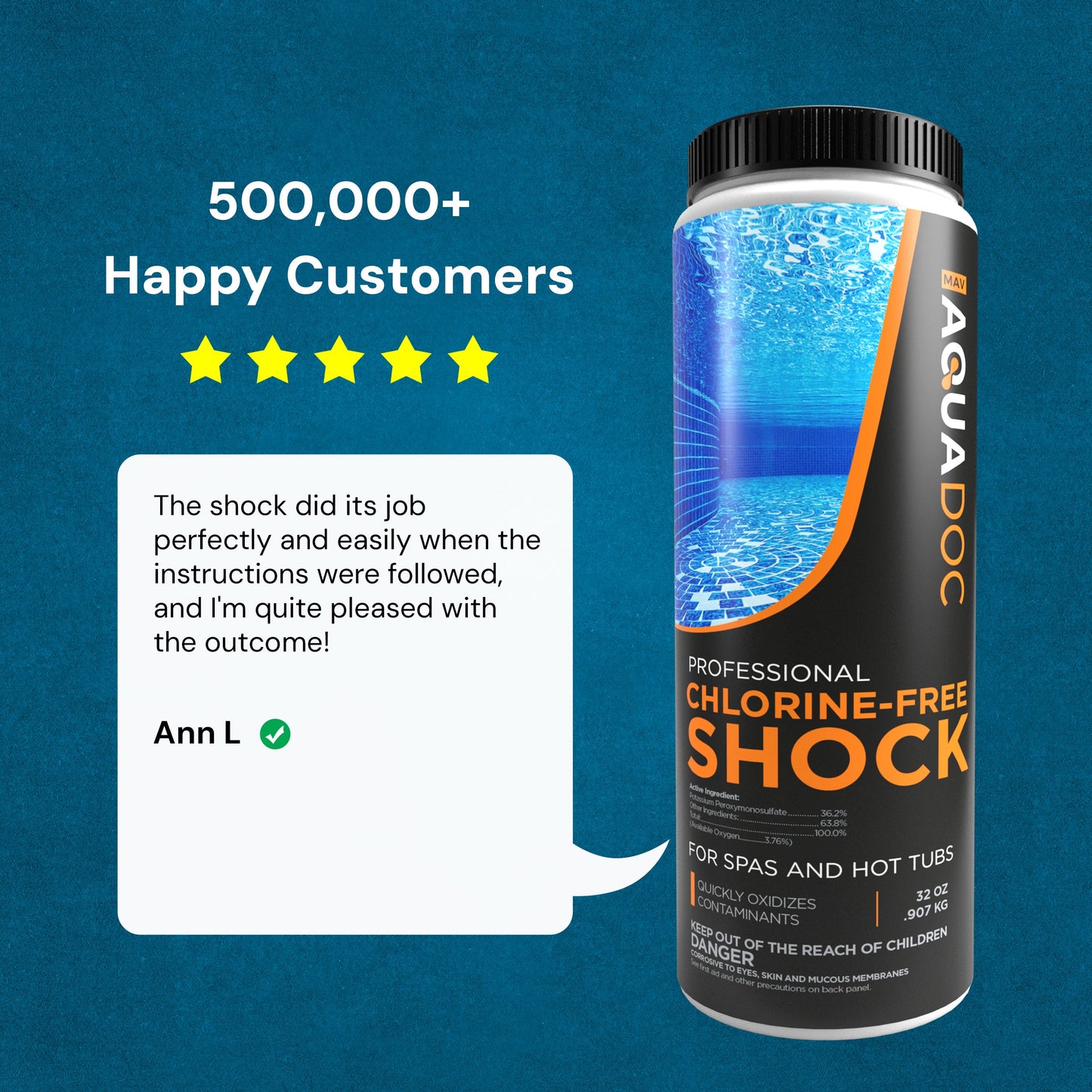 Non-Chlorine Spa Shock for Hot tub