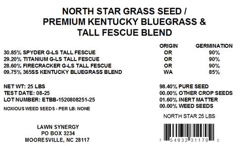 North Star Grass Seed | Premium Kentucky Bluegrass & Tall Fescue Blend