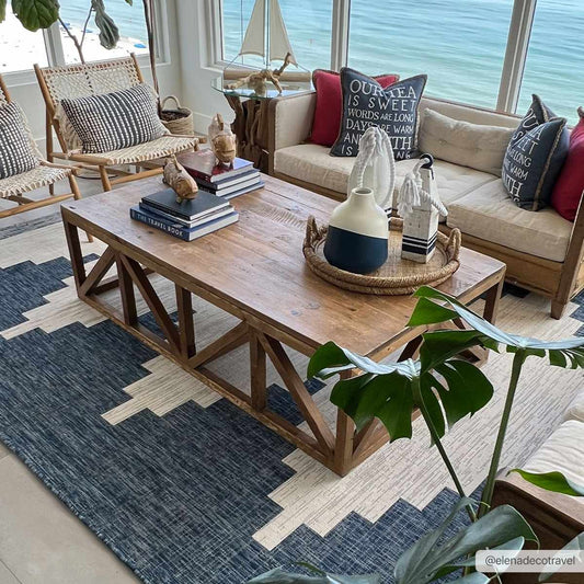 Djugun Navy Outdoor Rug - Promo